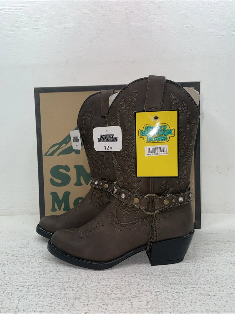 New Kids Brown Smoky Mountain Cowboy Boots. 1177 C 12.5 12 1/2. 23-12