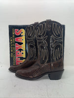 New Men’s Brown Texas Brand Cowboy Boots. 5513 10 D. 6-72