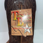 New Women’s Brown Texas Brand Cowboy Boots. 4909 9.5 9 1/2 M. 15-160
