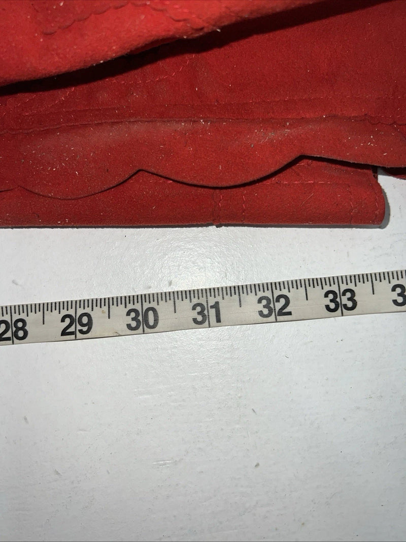NOS Red Show Chaps Adjustable Waist 34” N-30