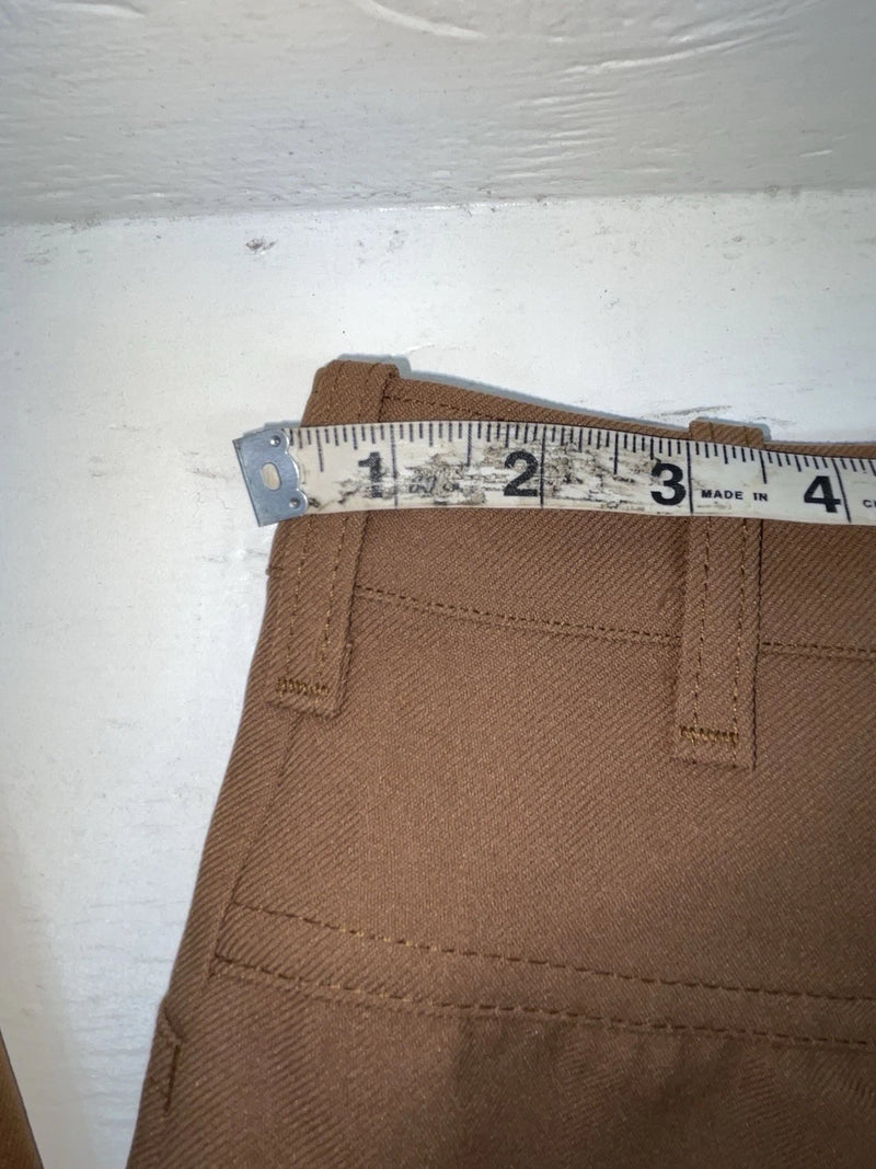 New Vintage Brown Dickson Jenkins Polyester Pants #5515 OO-83
