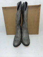 New Women’s Gray Kenny Rodger’s Cowboy Boots. F403 5.5 5 1/2 M. 20-58