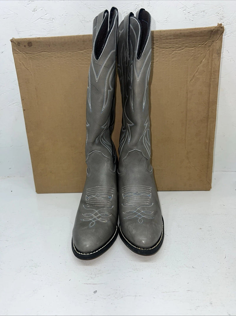 New Women’s Gray Kenny Rodger’s Cowboy Boots. F403 5.5 5 1/2 M. 20-58