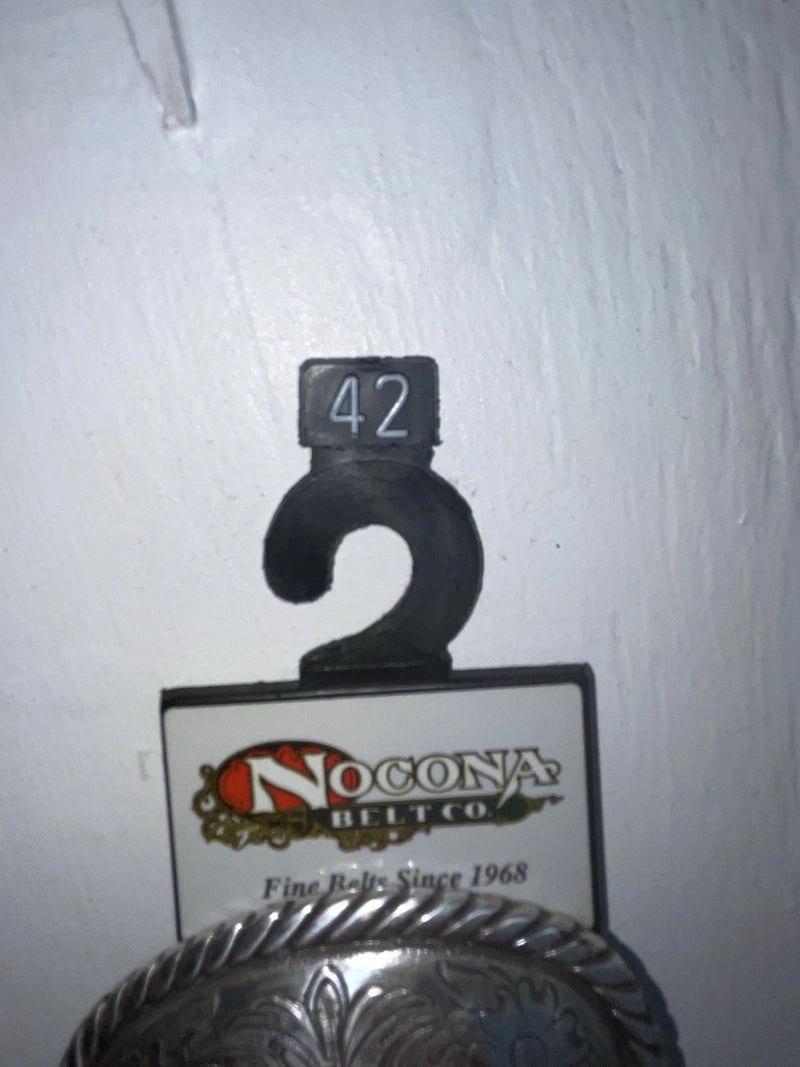 New Cow Print Genuien Leather Nocona Black Stud 42” Belt #N2440501 NN-123