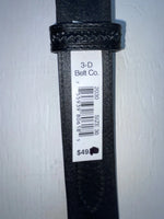 New Black Genuine Leather 3D Tooled And Pendent 30” Belt #2030 JJ-152
