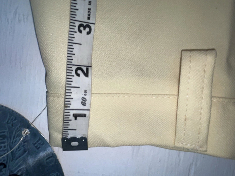 New Vintage Yellow Quick Silver Polyester Pants #2662 VV-93