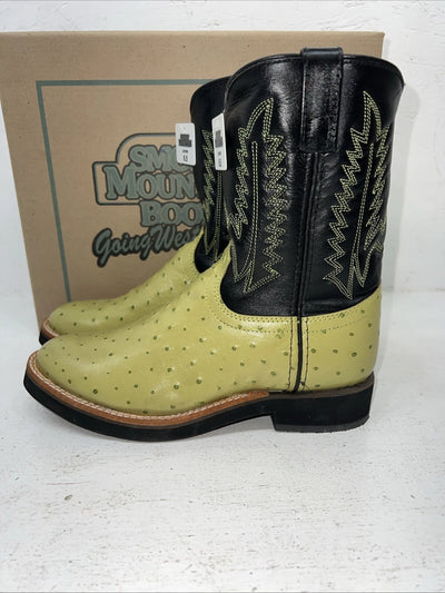 New Women’s Smoky Mountain Green Cowboy Boots. 3027Y 6.5 6 1/2. 19-41