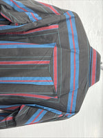 New Men’s ELY Cattleman Multicolor Stripe Long Sleeve Pearl Snap Large 16.5 Q-59