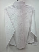 New Women’s White Horse White Long Sleeve Pearl Snap Large KK-74