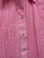 New Women’s Rockmount Pink Long Sleeve Pearl Snap Size 34 LL-90
