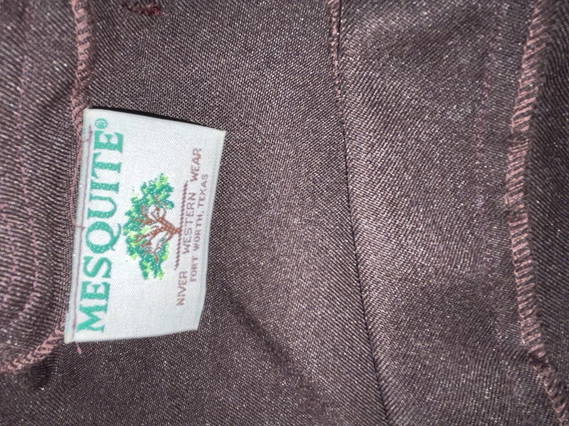 New Vintage Brown Mesquite Polyester Pants #5506 ZZ-86