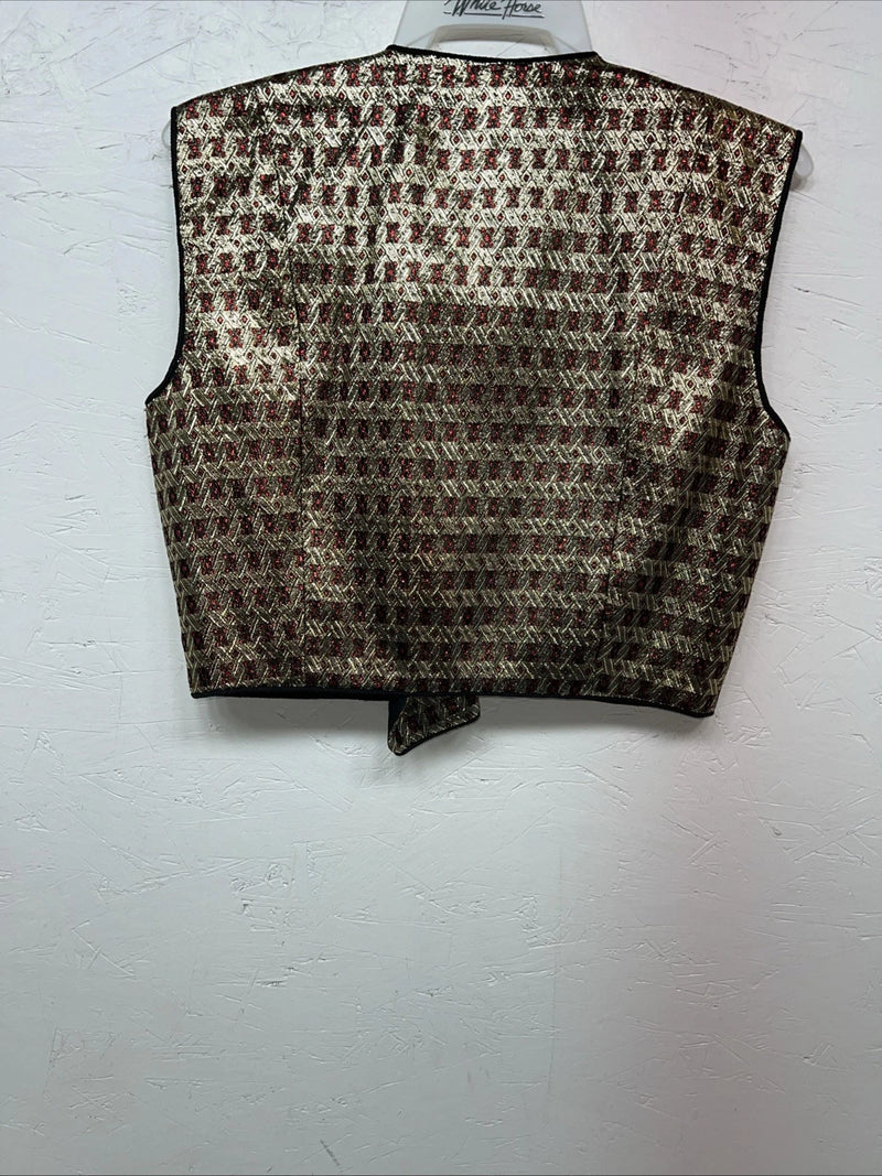 New Women’s Congress Classics Gold Western Show Vest Small G-606
