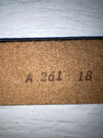 New Gray Genuine Leather Nocona Tooled 18” Belt #A261 NN-79