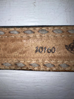 New Brown Genuine Leather Wright Tooled 28” Belt #10160 NN-2