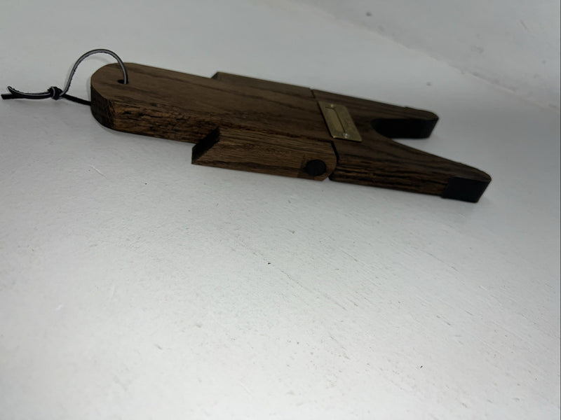 New J.Chisholm Boot Jack Natural Wood C-35