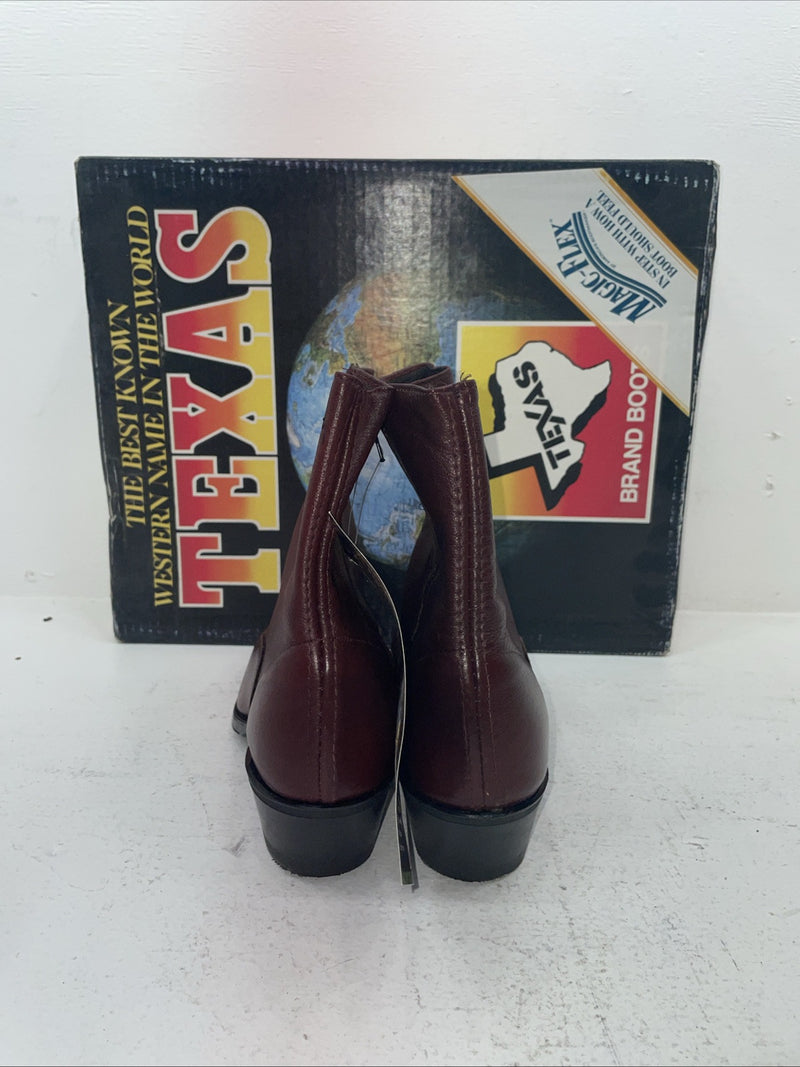 New Men’s Red Texas Brand Cowboy Boots. M 37310 D. 6-70