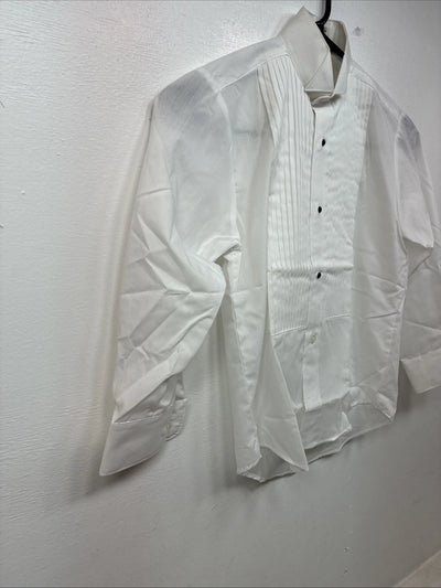 New Kids Classix White Long Sleeve Button Up English Shirt Size BS TT-27