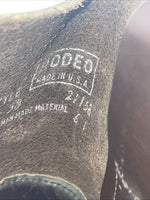 New Men’s Brown Rodeo Cowboy Boots. 38 9.5 9 1/2 D. 6-102