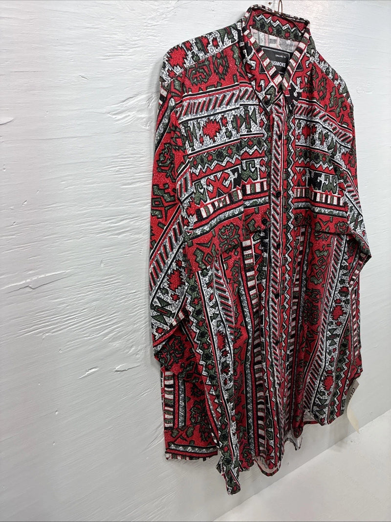  New Men’s GunSmoke Multiple Color Designed Long Sleeve Button Up Medium K-48
