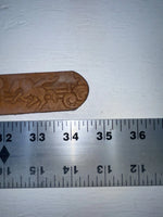New Brown Genuine Leather Chambers Tooled 28” Belt #WY544 JJ-105