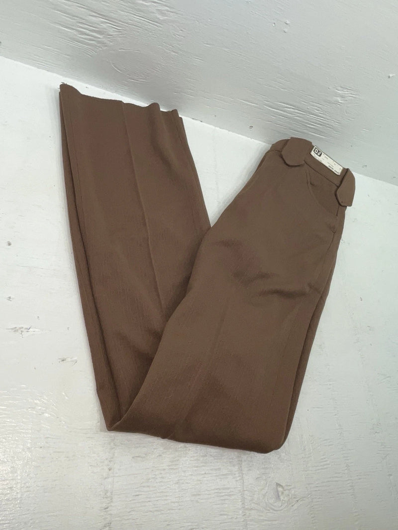 New Vintage Brown Dickson Jenkins Polyester Pants #2402 ZZ-39
