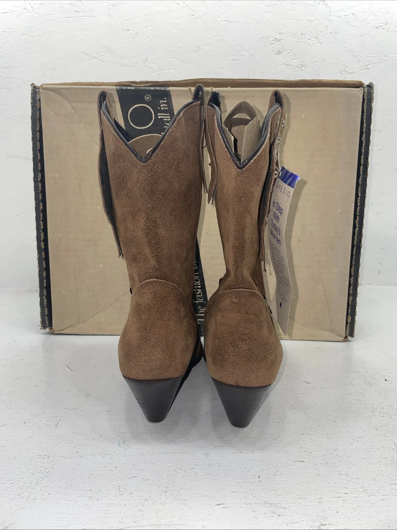New Women’s Brown Capezio Cowboy Boots. L 611 6.5 6 1/2 M. 18-8