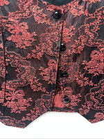 New Women’s 1849 Authentic Ranchwear Red Show Vest XXL #77872 UU-17