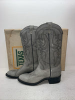 New Men’s Gray Texas Brand Cowboy Boots. 6802 6.5 6 1/3 D. 1-29