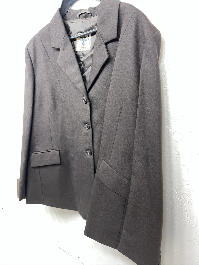 New Women’s Comfort Riders Brown Hunt Meister Riding Coat 22R V-603