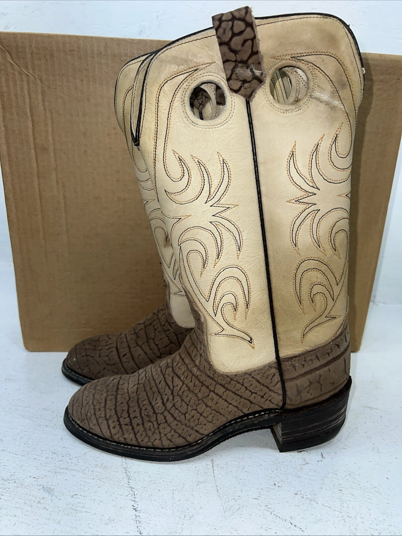 New Womens Brown Texas Brand Cowboy Boots. 4719 7 M. 18-131
