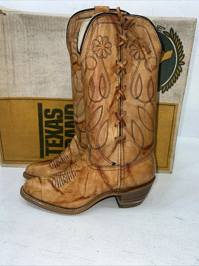 New Women’s Brown Texas Brand Cowboy Boots. L 279 6 M. 20-105