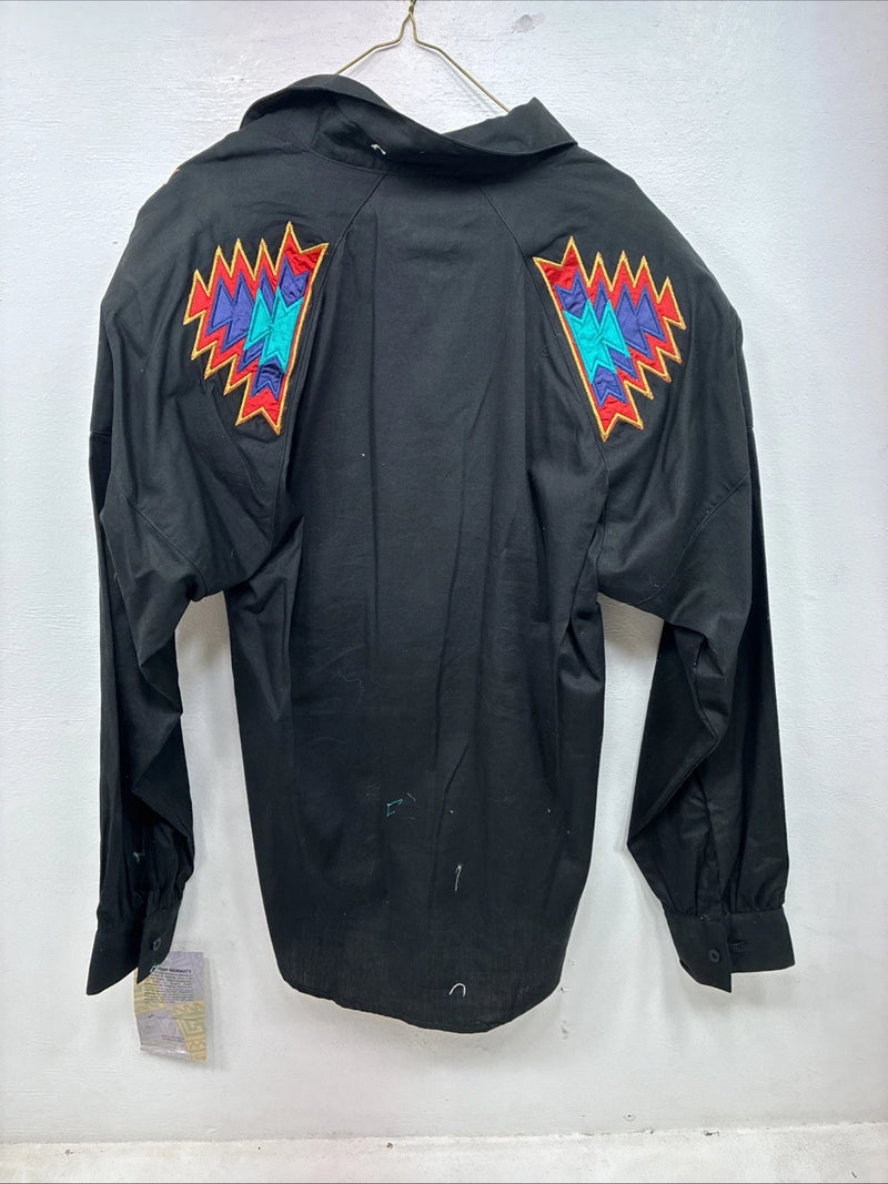New Women’s Wrangler Blacks Wish Long Sleeve Button Up Size Small YY-53