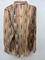 New Men’s Country Charmers Multicolor Camo Print Long Sleeve Pearl Snap XL M-93