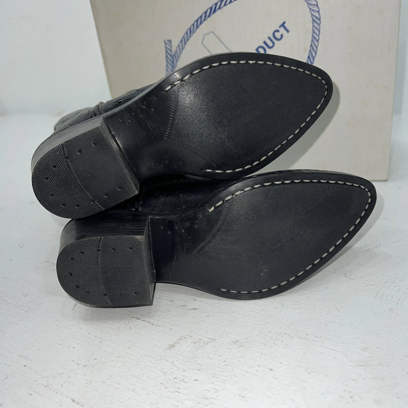 New Children’s Black A Jama Product Cowboy Boots. 11 D. 24-73