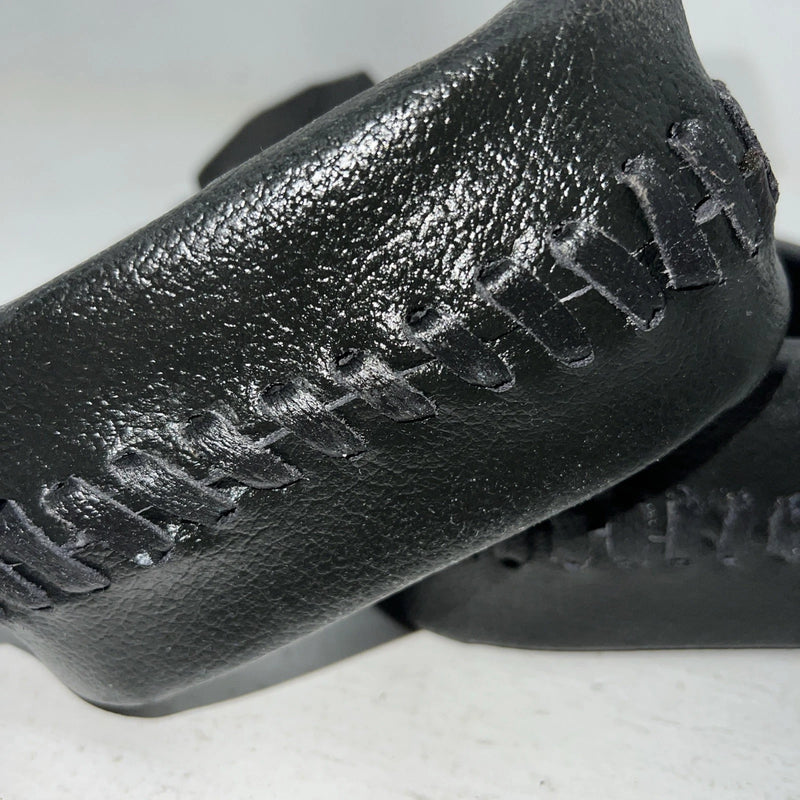 New Black Leather Lace Stirrups FF-15
