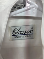 New Classix White Long Sleeve Button Up English Shirt 13-13.5 XS X-92