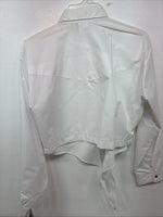 New Women’s Cowboy Threads White Long Sleeve Button Up Size XL YY-15