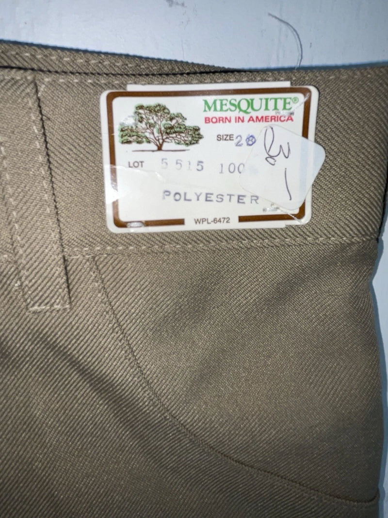 New Vintage Brown Mesquite Polyester Pants #5515 VV-117