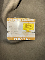 New Men’s HbarC California Ranchwear Green Suit Jacket 42R #17007 X-600