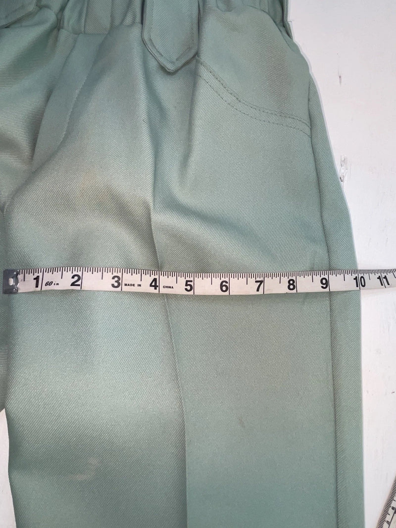 New Vintage Green Panhandle Slim Polyester Pants 3A-55