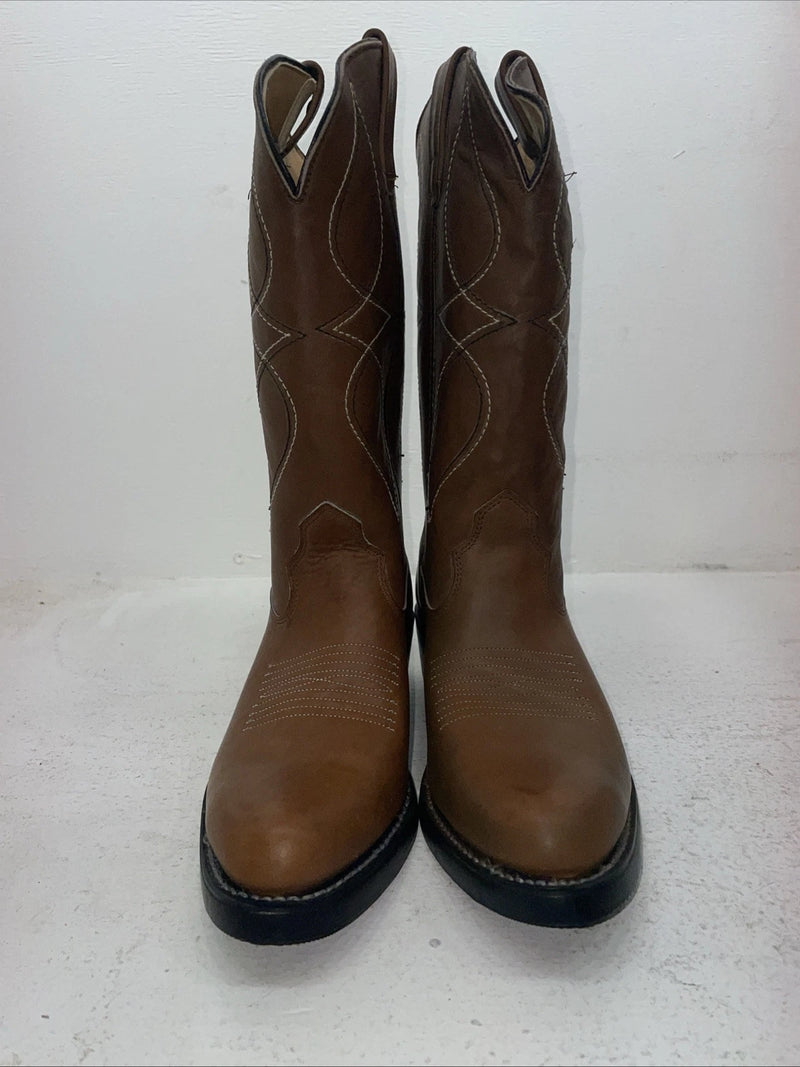 New Men’s Brown Acme Cowboy Boots. 718333 8.5 8 1/2 B. 4-107