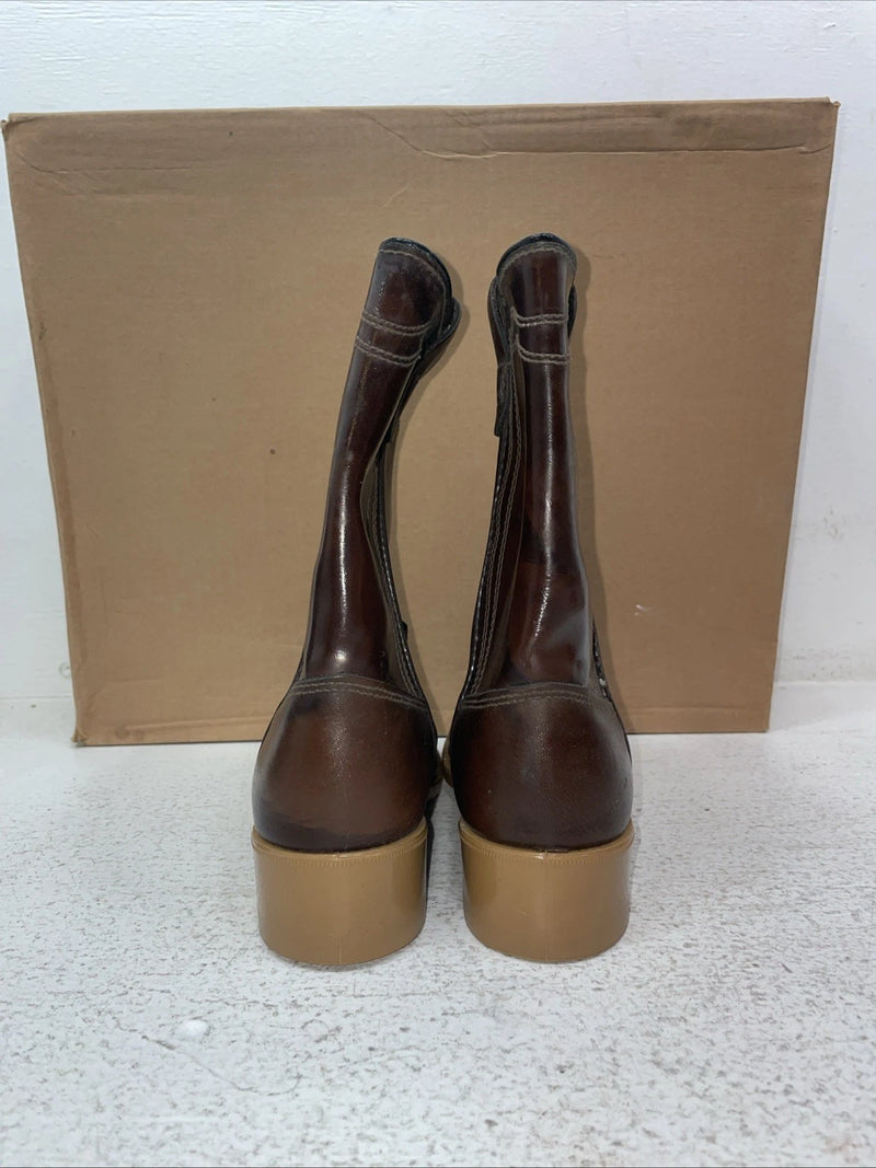 New Kids Brown Rodeo Cowboy Boots. 2511 1.5 1 1/2 D. 23-121