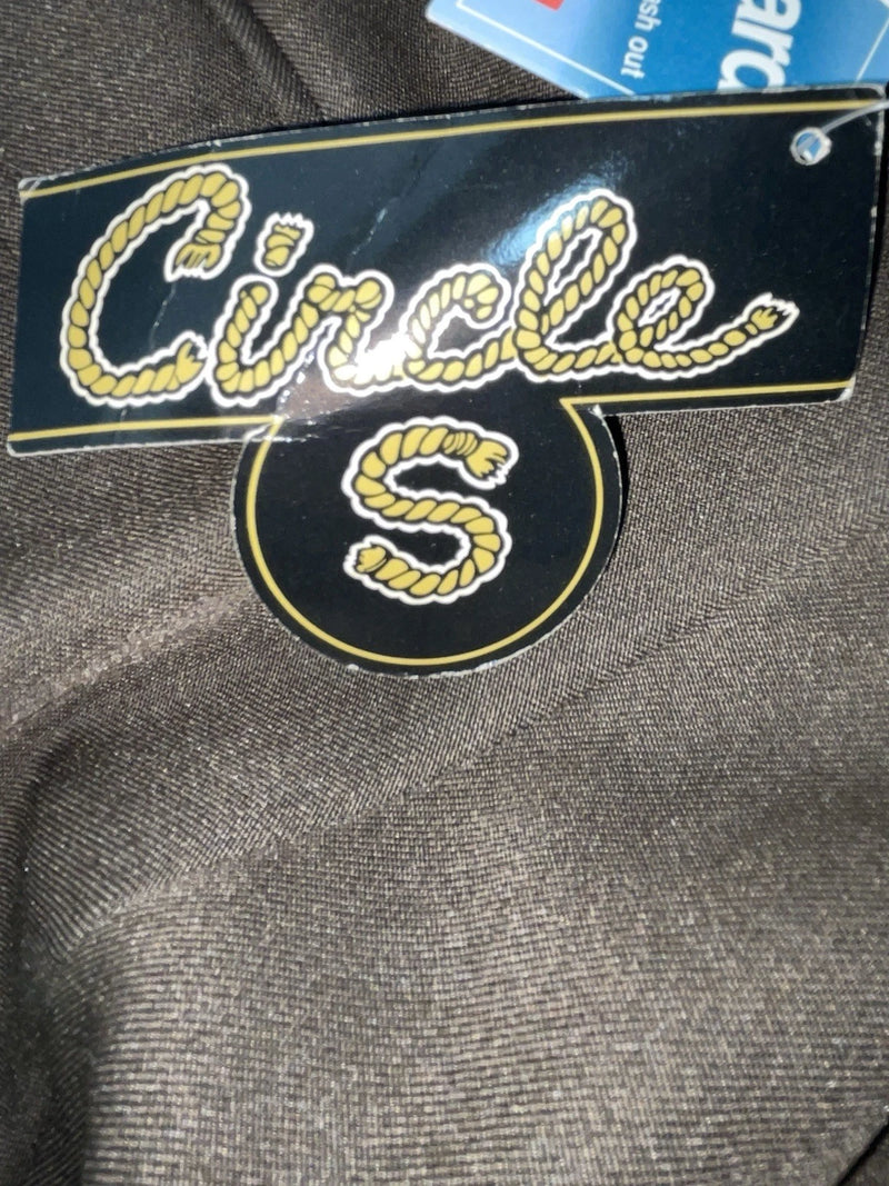 New Vintage Brown Circle S Polyester Pants #9321 3A-120