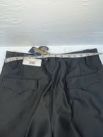 New Vintage Black Circle A Polyester Pants #CP5091 OO-52