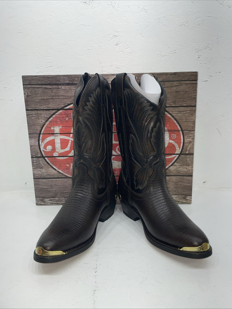 New Men’s Brown Laredo Cowboy Boots. 68082 8 E W. 2-30 