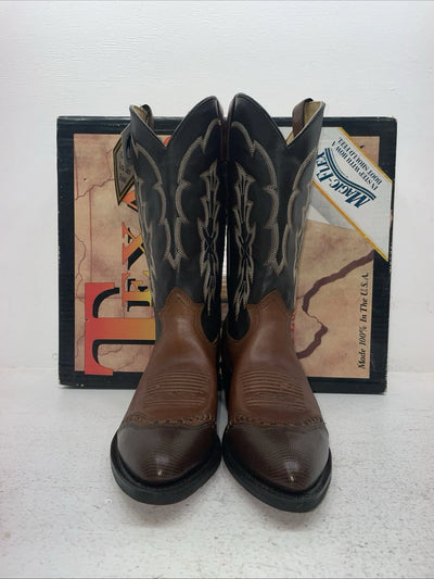 New Men’s Brown Texas Brand Cowboy Boots. 7911 9 D. 3-71