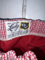 New Vintage Red Checkered Dickson Jenkins Polyester Pants #534 VV-72