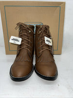 New Women’s Brown Lace Up Smoky Mountain Cowboy Boots. 6040 L 6.5 6 1/2. 19-140