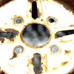 95 Yamaha Big Bear 350 4x4 OEM 12x8 Rear Wheel Rim 2HR-25390-00-35 AY58