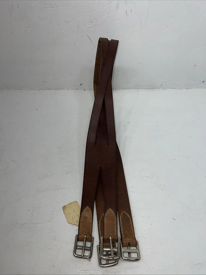 New Brown Leather Balding 50” Girth BB-29